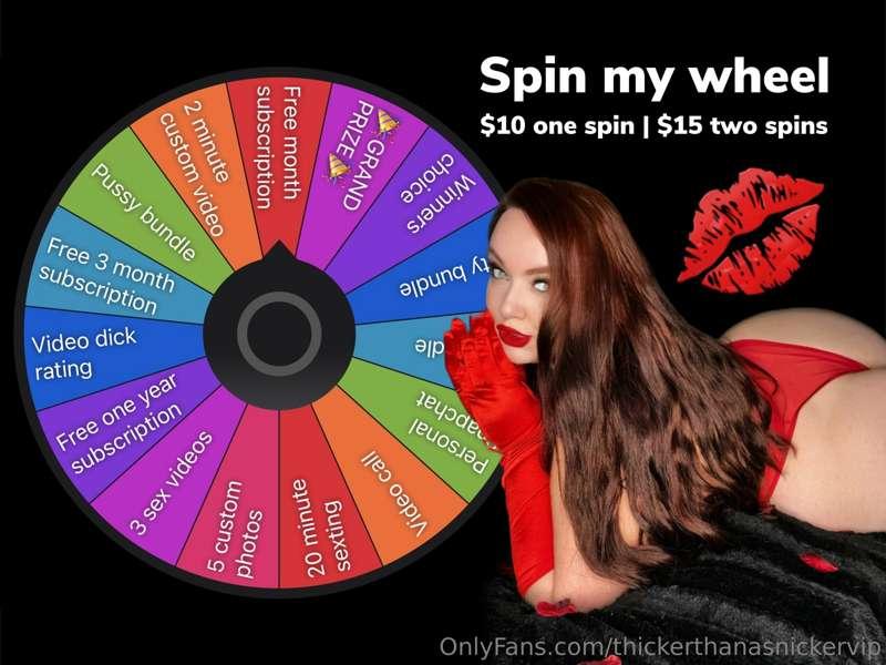 💋 SPIN MY WHEEL - I added more juicy prizes 
🎉 EVERYONE IS A..