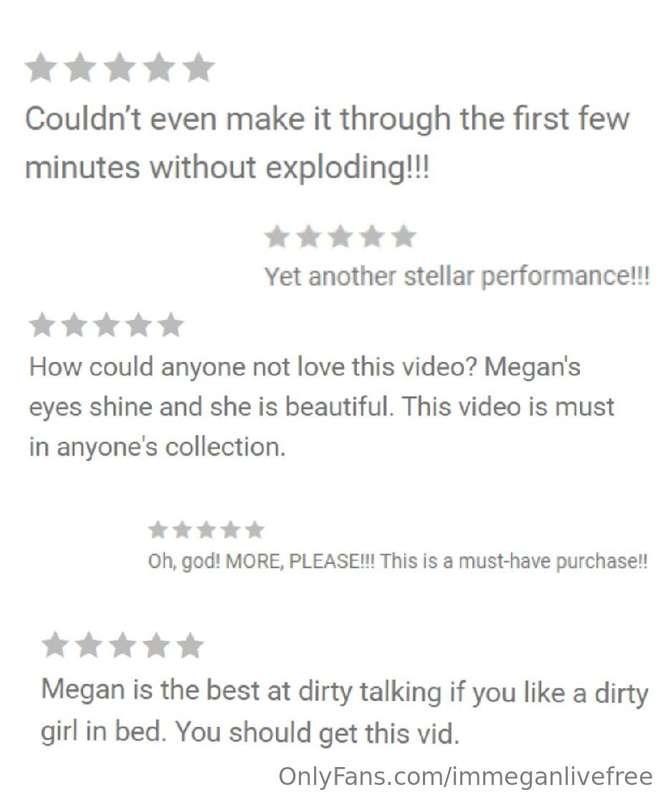 Some of your reviews after watching the exclusive videos ava..