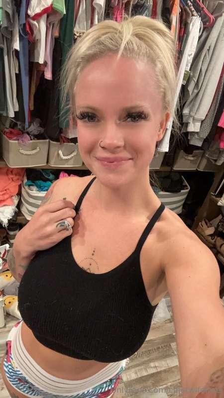 Tell me what you'd do if I showed up wearing nothing but a s..