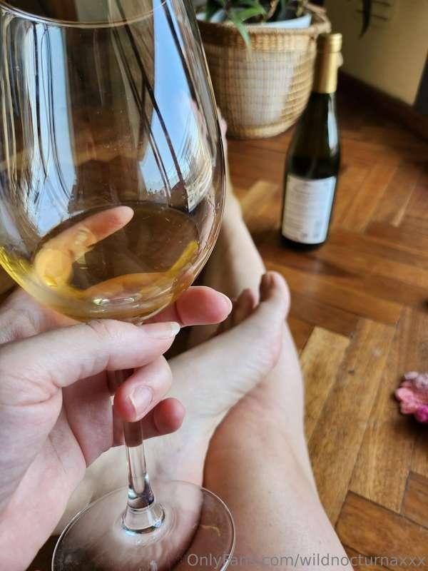 I need a volunteer to rub my feet while I drink my wine...ca..