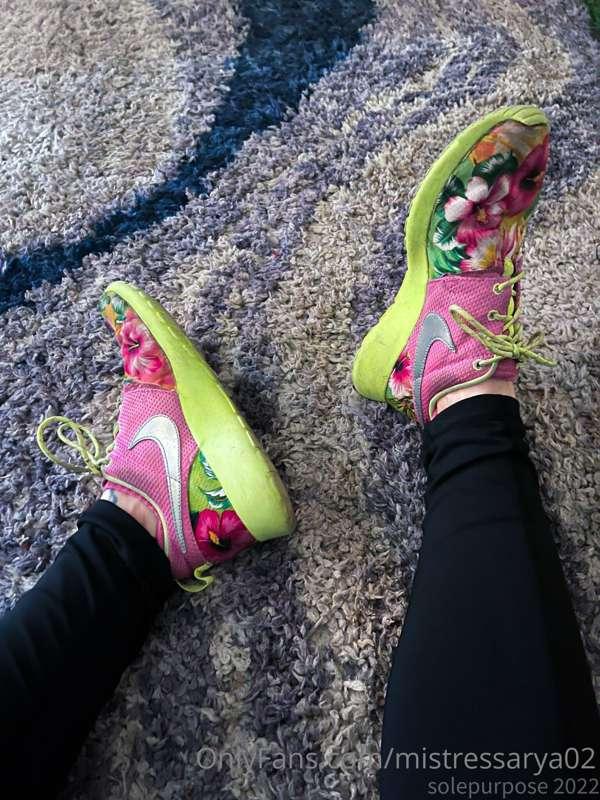 A run after work, anyone want these dirty socks?