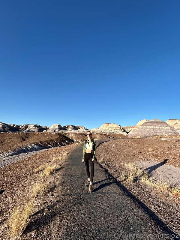 petrified forest flicks!explorin' with less clothes on here ..