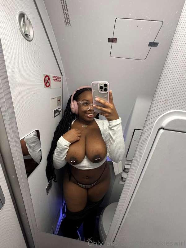 I wonder what anal feels like 75,000 feet off the ground