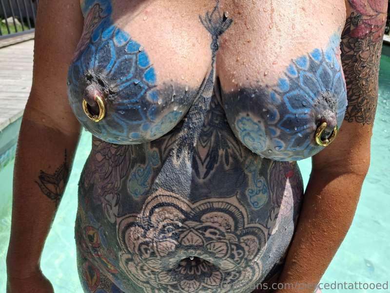 I got time for a swim today, I love the weightlessness of my..