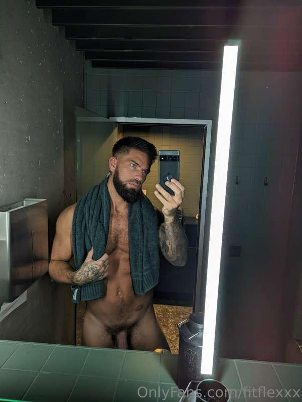 Had to hit the steam room to warm up... I feel on fire now 😉