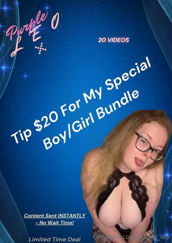 Limited time sale ⏳tip $20 to get a special bundle of my hig..