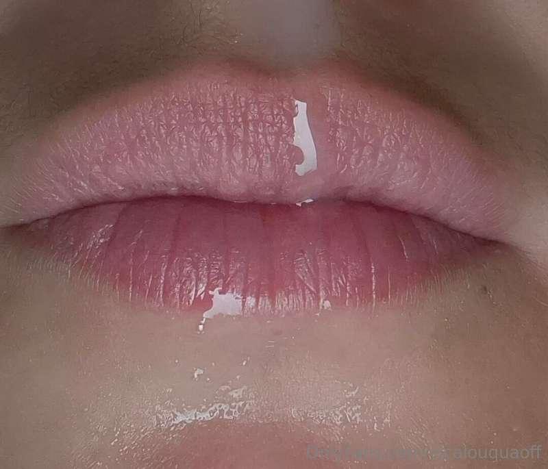 Cum on my lips