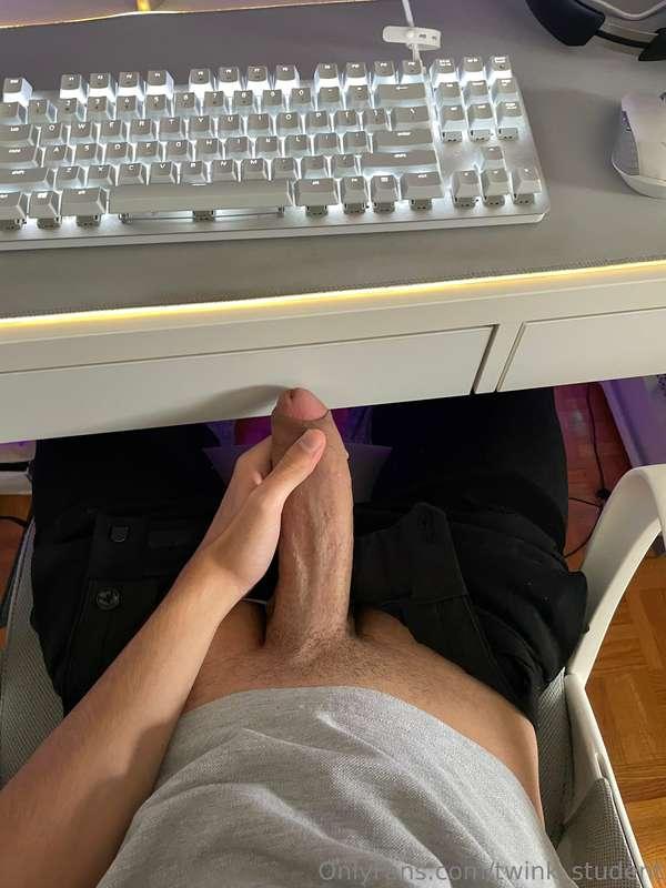 Just finished school… dick is out😈  **Hot things coming next..