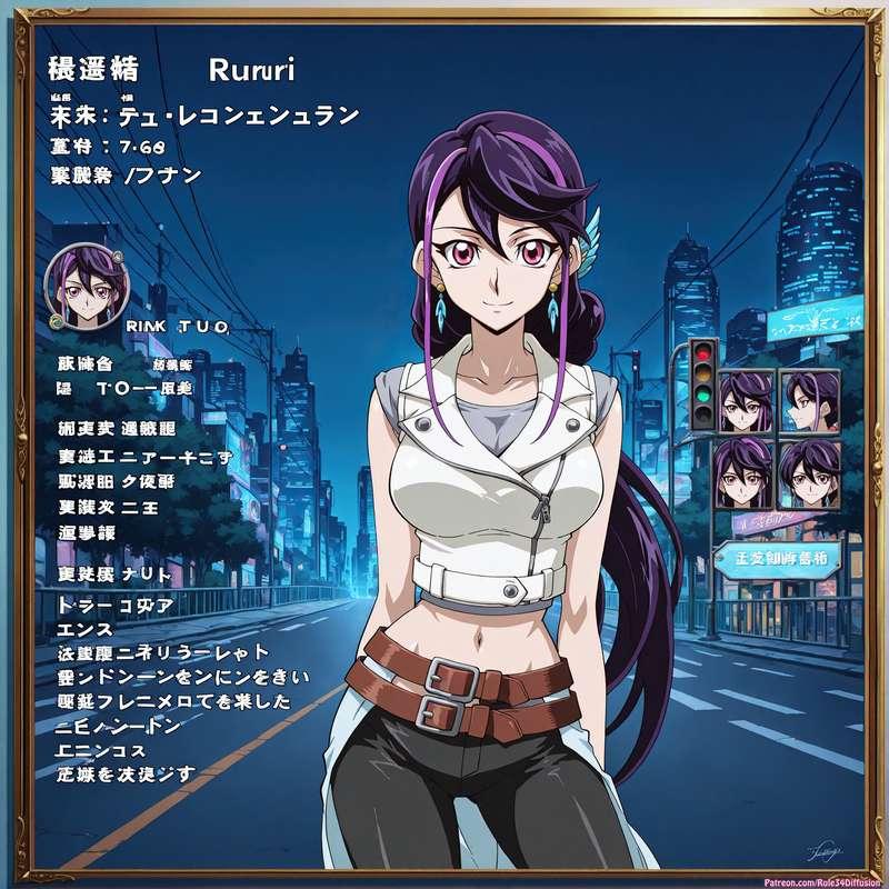 [Character Commission] Ruri Kurosaki of Yu-Gi-Oh! [Gen 2.5]