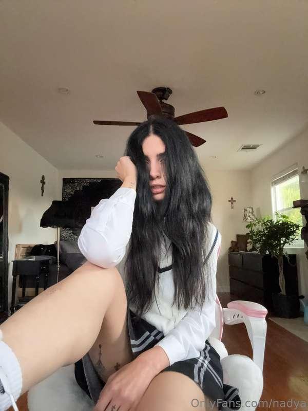 Good girls wear skirts, but bad girls know exactly how to si..