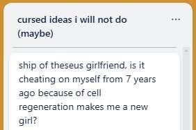 cursed ideas i will not do (maybe)