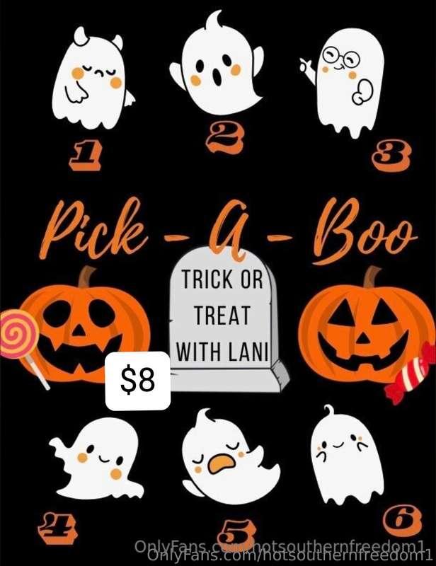 PICK A BOO😈👻Halloween is getting closer, so let’s celebrate ..