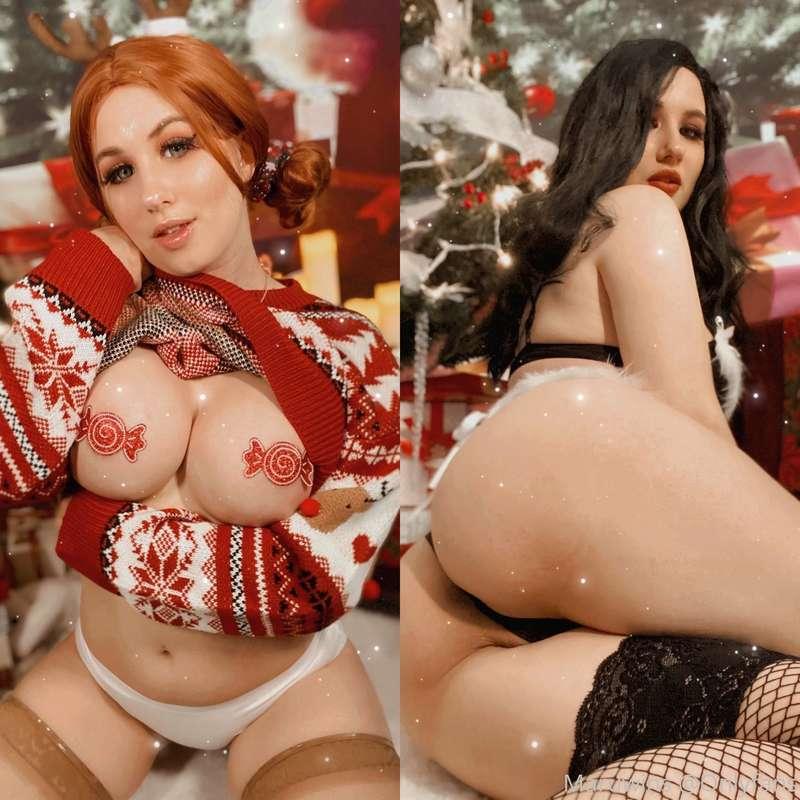 Look what Santa left under Geralt’s tree 👀  I can actually s..