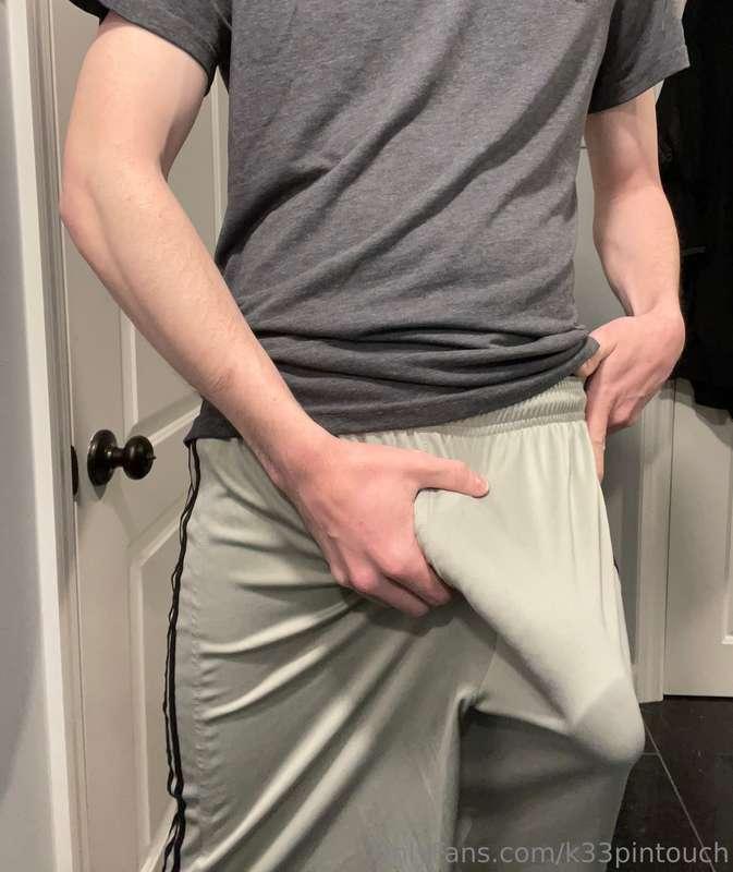 Grey shorts > Grey sweats