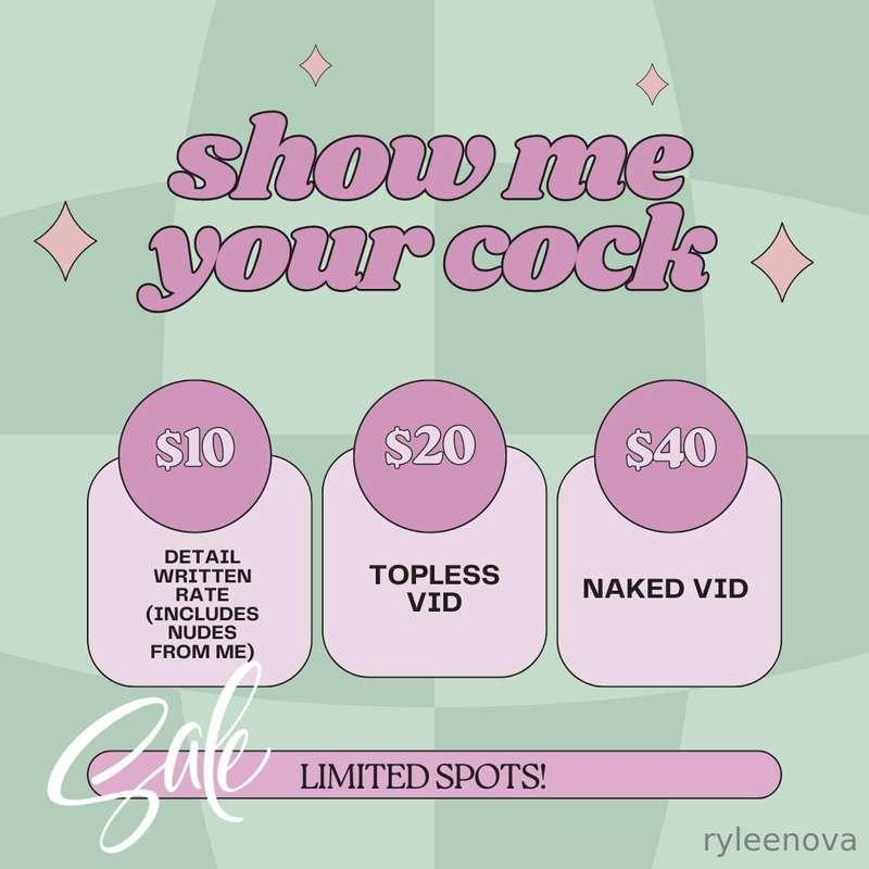 I’m down for a dick rate right now! 😈 Send me a tip👇 