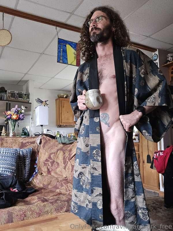 Morning coffee as I watch the lake through the window. Also ..