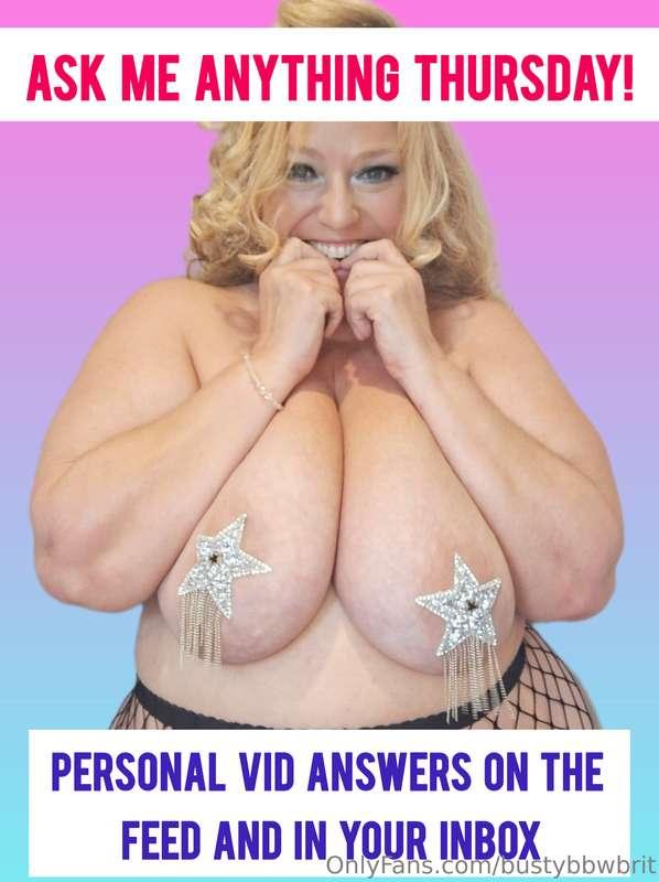 🙈***ASK ME ANYTHING THURSDAY***🙈Free for Subs!!!!!!!!!!!!!!!..