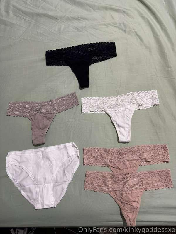 Panties are available 😍😍

$40 per pair 💦 

$40 includes ship..