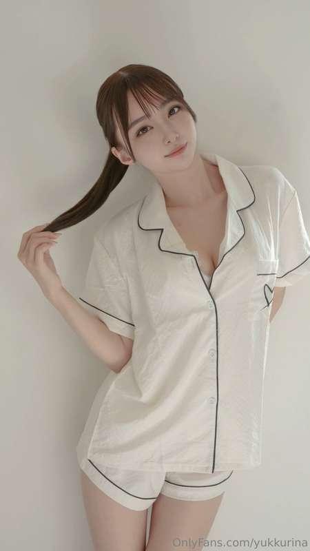 Pajama + ponytail=💗💗💗