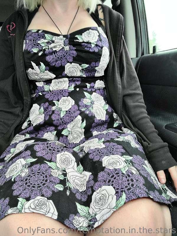 Like my dress daddy?? Wanna see what's underneath? My pantie..