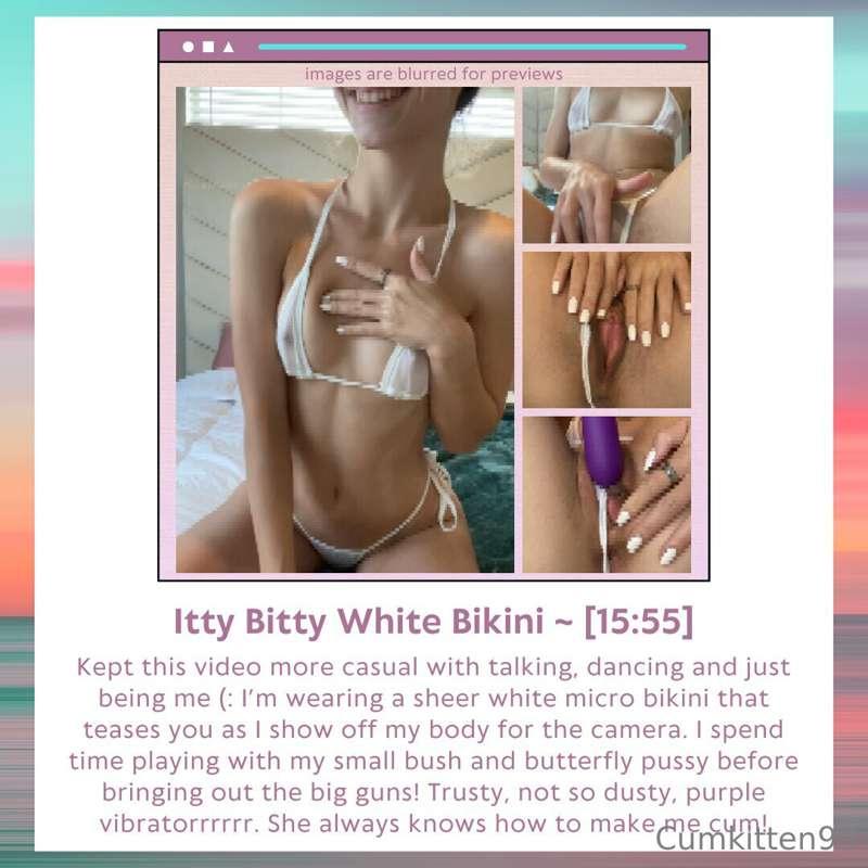 ***Itty Bitty White Bikini***
Kept this video more casual wi..