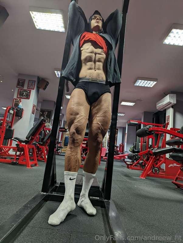 If you saw me in the gym like this shirt tight, briefs tight..