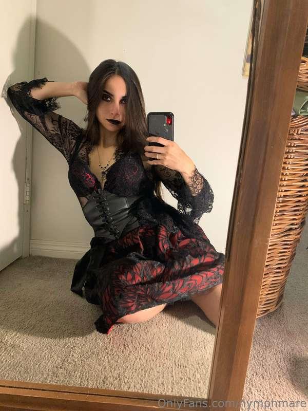 To make a bra and skirt into a dress, you just need a corset..