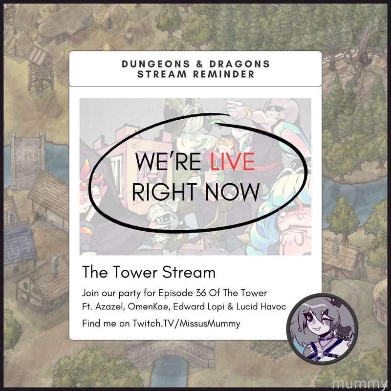 Come spend wholesome time with me on Twitch? 
Or I mean... as wholesome as I can be? lol 
Thanks for the support! We're playing DND!
https://www.twitch.tv/missusmummy