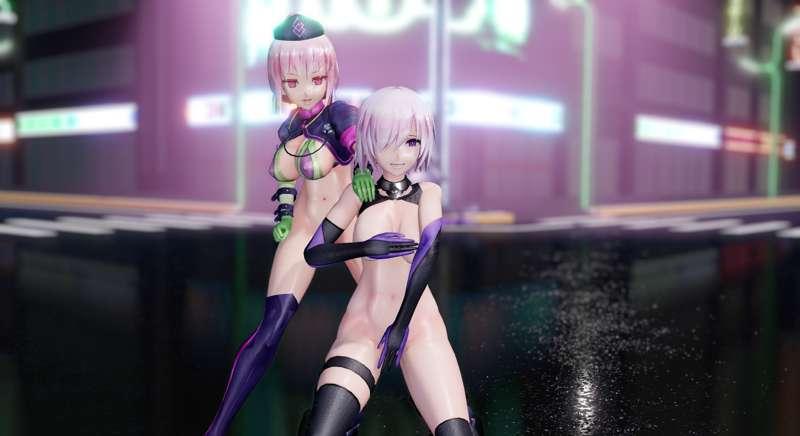 【4K Quality】 乱躁滅裂ガール - Mash Kyrielight & Florence Nightingale / マシュ + 婦長