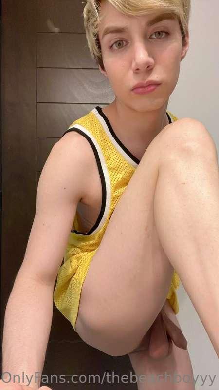 Wanna feel my balls resting on your forehead??