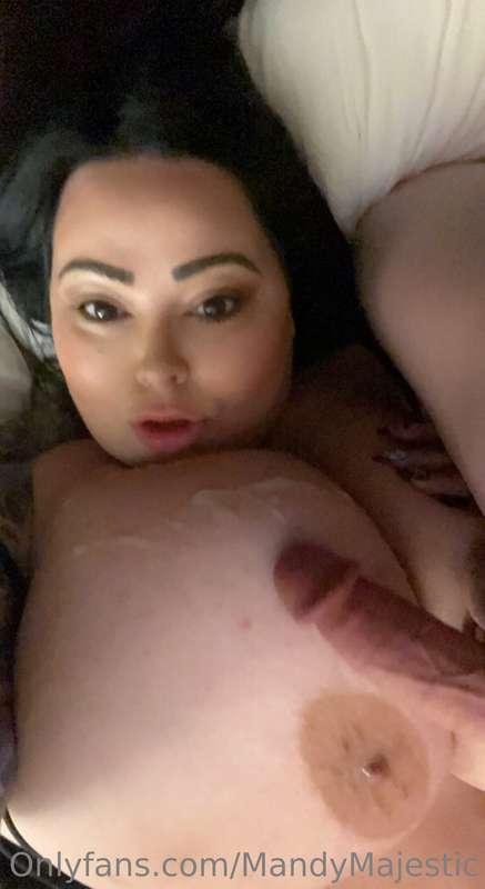 Huge load on my massive tits !! However no load is big enoug..