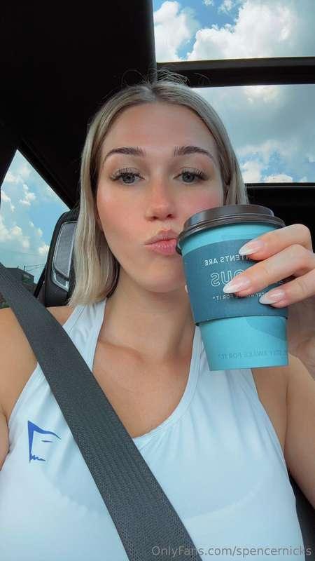 Because you weren't here to make me my morning coffee 