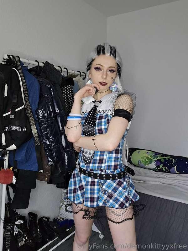 Frankie Stein Set Part 1 :3 Monster High Cosplay, short dres..