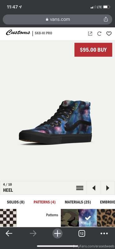 Should I get myself new shoes? They’ll match my seat covers ..
