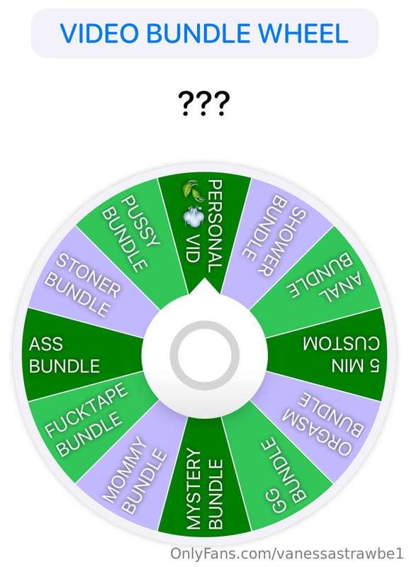 tip $15 to SPIN the ***Video Bundle Prize Wheel*** 🥰 EVERY S..