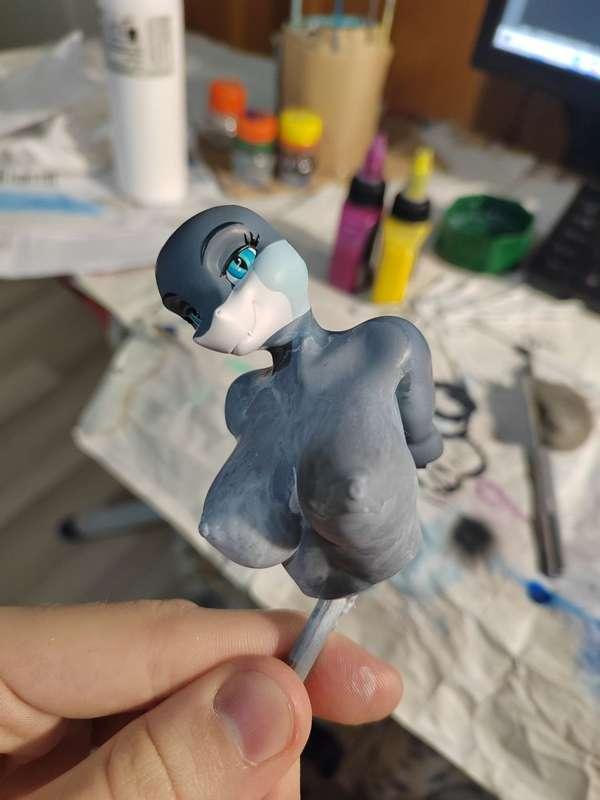 Painting a succubus