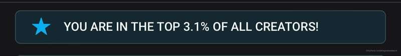 I went from being 5% to 3% in a week WOAH YALL ARE SUPER COO..