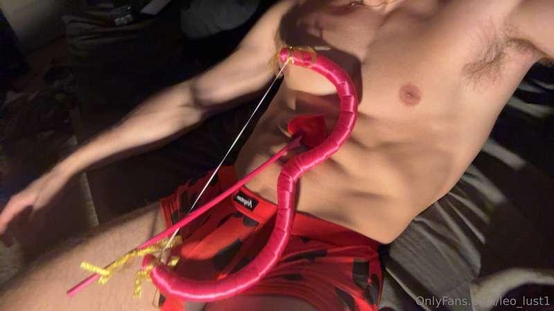 This cupid has a special arrow full of love and pleasure rea..