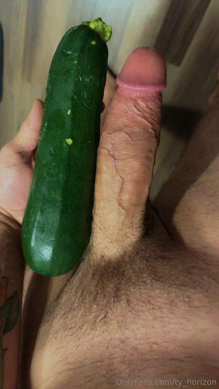 Honestly, I didn't know zucchini could be so big 😂