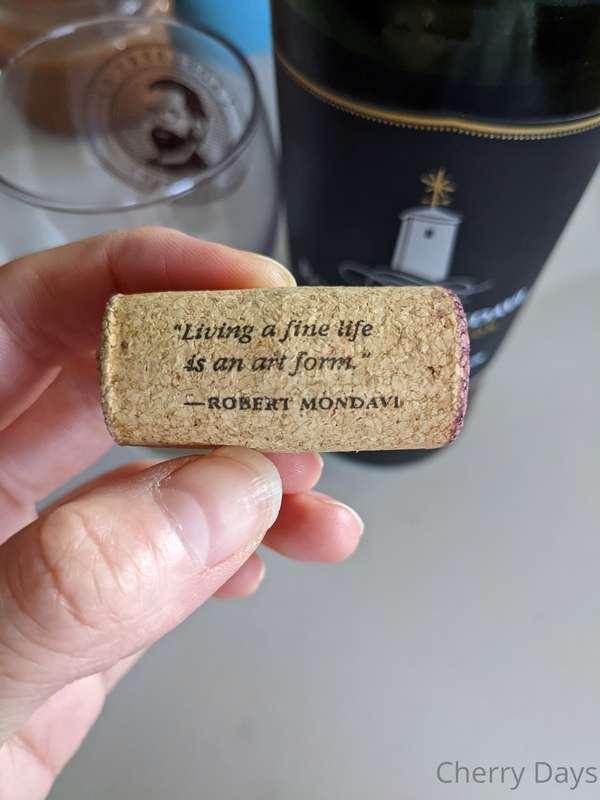 Opened a wine bottle that was a Christmas gift. Ah so very t..