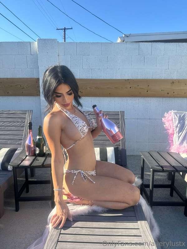 This bottle isn’t the only thing I’m popping in my brand new..
