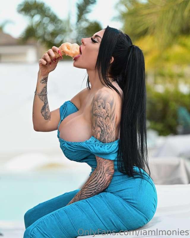 Wishing something else was in my mouth and dripping down my ..