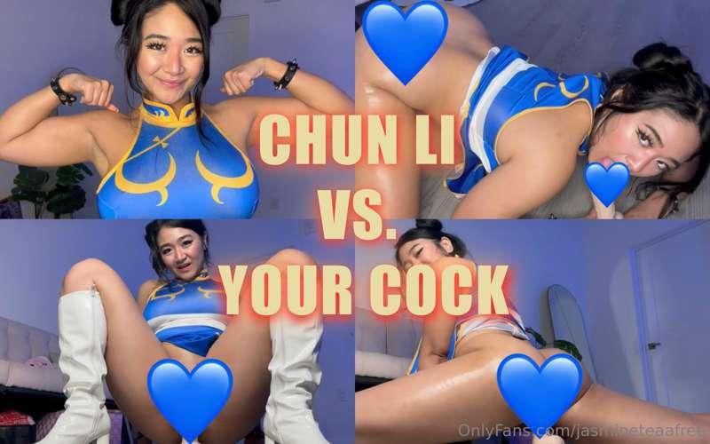 Chun Li invites you back to her place to show you some new m..