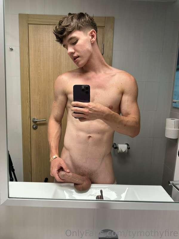 You wanna lick my sweaty balls? I want to feel your throat s..