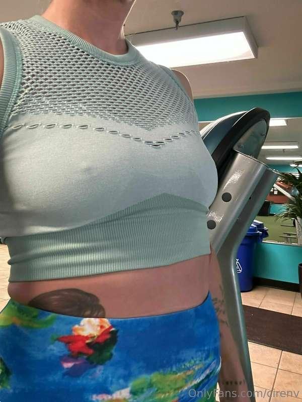 Workout was sweaty yesterday. Where’s my good boys to clean ..