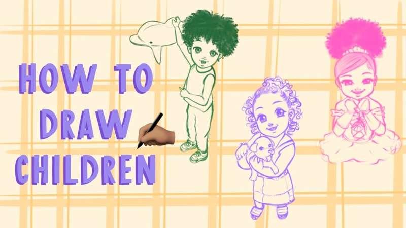 How to Draw Children 👧👦✍🏽🎨