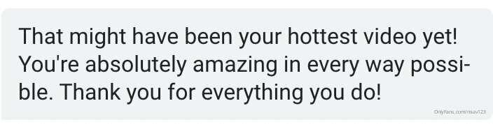 latest review for my newest boy/girl creampie vid in your DM..