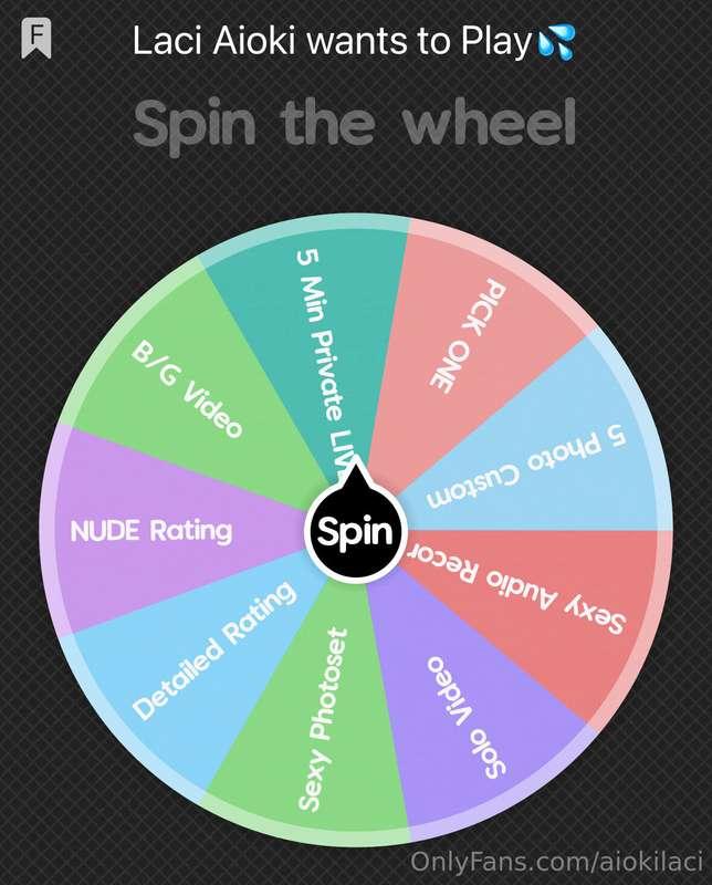 ### 💦It’s Thirsty Thursday💦 Let’s play a game.
1 Spin- $15
2..