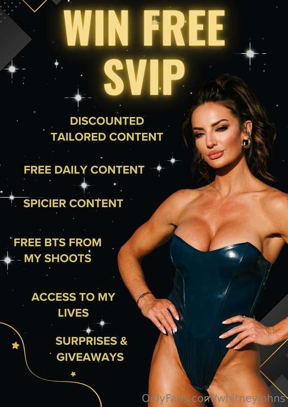 🎉 FIRST-EVER SVIP GIVEAWAY TONIGHT! 🎉I’ve NEVER done this be..
