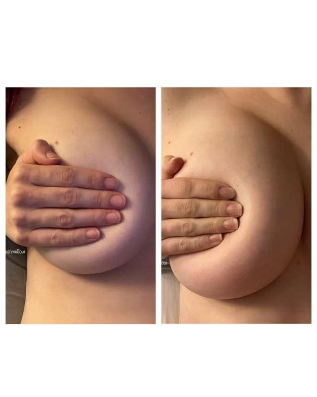 my boobs are getting soo heavy 🥵🍼